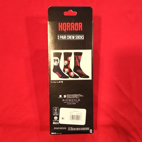 Horror movie socks 3 pack - Picture 6 of 8